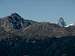 summer 2016 Cervino or Matterhorn behind Monte Faroma & Grand Pays