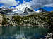 Tiny alpine lake and Collalto, Vedrette di Ries