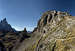 The summit block of Monte Castellaz