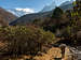 khumbu valley between tengboche and pangboche