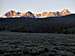 Sawtooth Range at sunrise