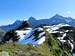 Yellow Aster Butte plus Canadian & American Border Peaks with Mt. Larrabee