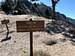 Windy Gap Sign on Mt Islip Hike