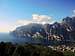 Western Garda summits seen from Monte Brione