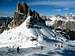 Snowshoe ascent of Nuvolau