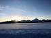 Winter Sunset, Tetons