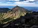 View to Agassiz Peak from the ridge to Humphreys Peak