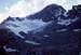 E face Gannett Peak13,785ft Dinwoody Glacier & terminal moraine