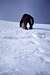 Jim Hunter climbing pitch on Dinwoody Glacier toward Gooseneck