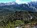 Cortina d'Ampezzo basin and the surrounding summits from the panoramic viewpoint  of Val Negra