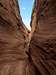 Inside the short slot canyon known as Egypt One