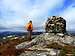 Statuary cairn on the top of Svarvarnuten