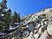 Hiking up the north ridge of Sierra Blanca