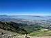 Utah Lake and the city from the 11060 ft saddle