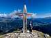 Jaufenspitze fine summit cross