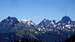Tomyhoi Peak, Canadian Border Peak, and American Border Peak from Mazama Dome