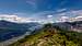 Annotated wide pano from Monte Brento