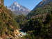 Dudh Koshi River and Khumbila Peak or Khumbu Yül-Lha