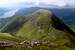 Sgurr nan Saighead (929m), Beinn Bhuidhe (869m) and Sgurr na Moraich (876m), Scotland.