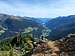 The long Val d'Ultimo seen from the route to Monte Chiodo