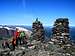 Romsdalshorn big summit cairns