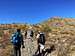Group hiking towards Light No. 1 Benchmark