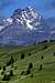 Monviso (Monte Viso) seen from Costa Chiggia in Maira valley