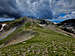 Ominous clouds building on the summit of Venado Peak