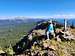 Summit of Piney Peak with the Gore Range in the background