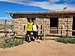 The historic cabin at the end of the Fruita Paleo Trail