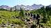 Goat Rocks as seen from Snowgrass Trail near the PCT