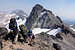 Ives Peak seen on Traverse from Old Snowy Mountain