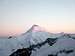 The Aletschhorn by sunset...
