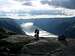 on top of Kjerag - a...