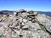 The granite summit blocks of...
