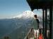 The view of Mt. Rainier from...