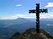 Memmorial cross at the summit...