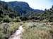 Colby Canyon trail along the...