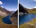 Two different views of Liconi Lake