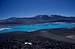 The bluish Laguna Verde.