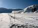 The Plateau Rosa ski area...