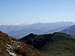 The Pyrenees from the summit...