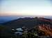 Dawn atop Cerro Chirripo summit