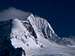 a mountain peak and Lhagu Glacier