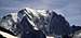 Mont Blanc seen from Dom de Miage