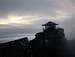 Pilchuck Lookout at sunset on...