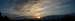 Panorama from Hurka at sunset.