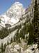 Middle Teton from Lower Reaches of Garnet Canyon