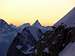 Matterhorn + Grandes Jorasses: View from Mont Maudit