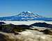 Mt Rainier from Mt. St. Helens